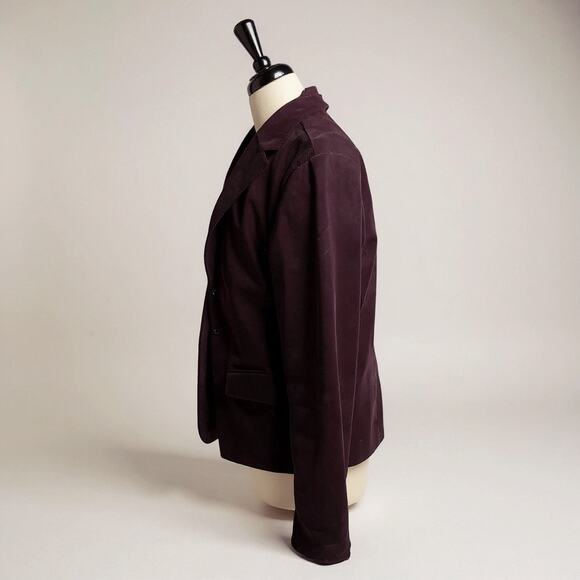 Luxe Velvet Blazer in Deep Plum - Women’s Size 16 - Picture 2 of 7